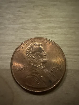 2000 Lincoln Penny    Close AM  No Mint Mark  Rare Error - Image 1 of 2