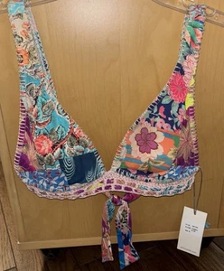 BRANDNEUES Johnny Was Karibik Bikini Oberteil. Größe S - Bild 1 von 13
