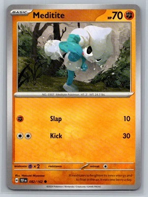 Meditite #082/162 SV05: Temporal Forces Common - Pokemon Cards AA4 - Image 1 of 2