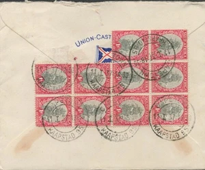 1937 British South Africa - Capetown Cancel to Oxford England - Ship Envelope - Bild 1 von 2