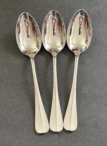(3) WMF MARLOW Cromargan Older Germany Stainless Oval Soup Spoons Glossy 7-1/8" - Picture 1 of 14