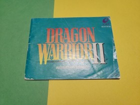 nes dragon warrior II 2  manual only