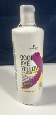 Schwarzkopf Goodbye Yellow Neutralizing Wash Shampoo 33.8 oz With Pump - Image 1 of 2