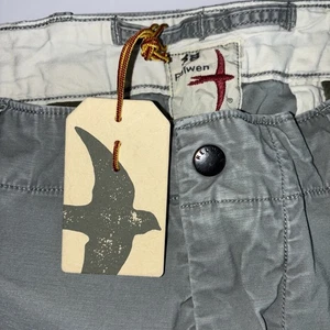 Pantalones Cortos Relwen Suministro Elástico de Lona 9”, Hombres, Talla 38, Gris M607706, Senderismo Nuevos con Etiquetas - Imagen 1 de 17