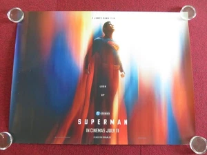 SUPERMAN - B UK QUAD ROLLED POSTER DC DAVID CORENSWET BRADLEY COOPER 2025 - Picture 1 of 9