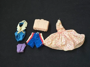 Vintage Barbie Suitcase and Clothes - Picture 1 of 7