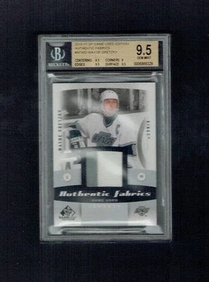 Camiseta deportiva 2010-11 UD SP GU Wayne Gretzky 2 colores usada en juegos BGS 9,5 GEMA COMO NUEVA Kings Foto 1 de 2