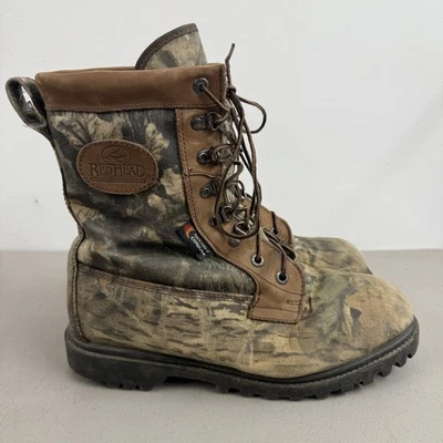 Botas de caza Red Head camufladas talla 10 para hombre Cordura camuflaje senderismo Foto 1 de 4