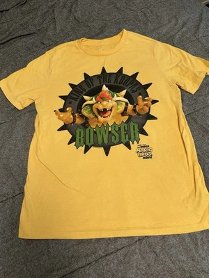 Gap Kids Bowser Super Mario Bros футболка желтый размер: 12 (XL) рубашка рукав футболка - Изображение 1 из 3