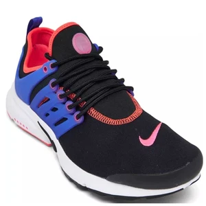 Sneakers Nike donna Air Presto nere rosa blu comode in rete stile corsa taglia 12 - Foto 1 di 12