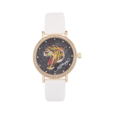 Ed Hardy Ladies Mul(Prt)/White Plain Watch Analog - Image 1 of 3