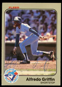 Alfredo Griffin #429 signed autograph auto 1983 Fleer Baseball Trading Card - Picture 1 of 1
