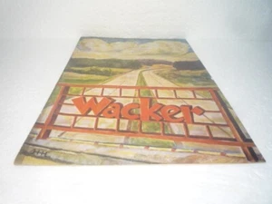 ANTIK PROSPEKT R.WACKER KLOTZSCHE DRESDEN BAUMASCHINEN 1930iger 4 - SPRACHIG - Bild 1 von 8
