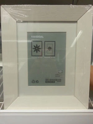 2 x NUEVOS IKEA HAVERDAL Marcos Blancos 7 3/4" x 9 3/4" - De CA Foto 1 de 4