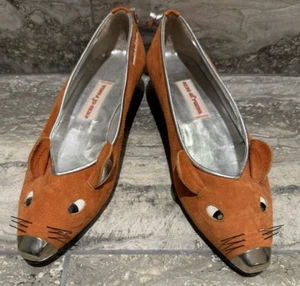ZAPATOS DE RATÓN/RATONES VINTAGE ENZO OF ROMA - TALLA 37 1/2 - HECHOS EN ITALIA - ¡MUY LINDOS! - Imagen 1 de 11