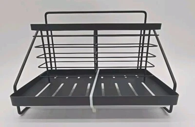 Caddy para pia - Suporte para esponja - Suporte para pano de prato - Parte inferior de plástico removível - Novo em folha - Imagem 1 de 4