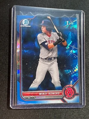 2022 Bowman Draft Sapphire 1st Rookie RC Mikey Romero - Image 1 of 2