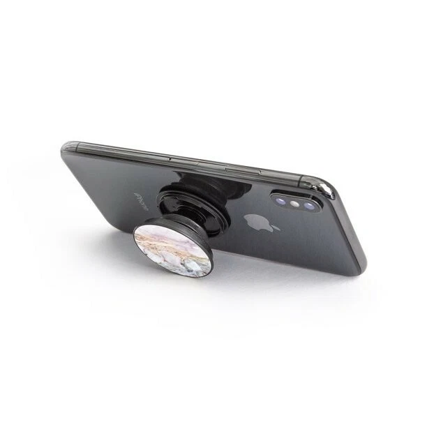 Spinpop Phone & Tablet Holder Grip Kickstand Organizer Push It color Marble ✅️ - Image 1 of 4