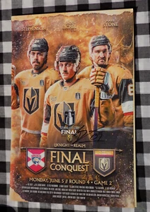 Mark Stone signiert Vegas Golden Knights Spieltag Poster 6.5.23 - Bild 1 von 1