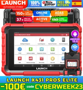 LAUNCH X431 PROS ELITE PRO 5 V+ AUTO OBD2 Diagnóstico Codificación Clave BT WIFI - Imagen 1 de 15