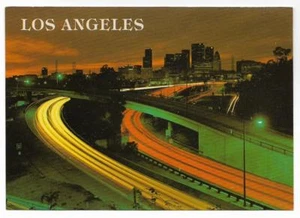 LOS ANGELES FREEWAYS & THE CITY AT DUSK~LOS ANGELES,CA - Imagen 1 de 1