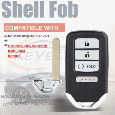 Mando a distancia para Honda Ridgeline 2017 2018 19 20 2021 carcasa llave llavero KR5V2X KR5T41 Foto 1 de 4
