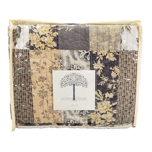 Fundas de almohada estándar JCP Home Linden Street Sham marrón 26" x 21" vintage - Imagen 1 de 9