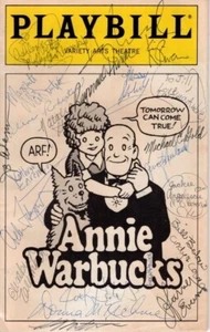 ANNIE WARBUCKS Autogramm signed Cast Playbill - To Jill - Bild 1 von 2