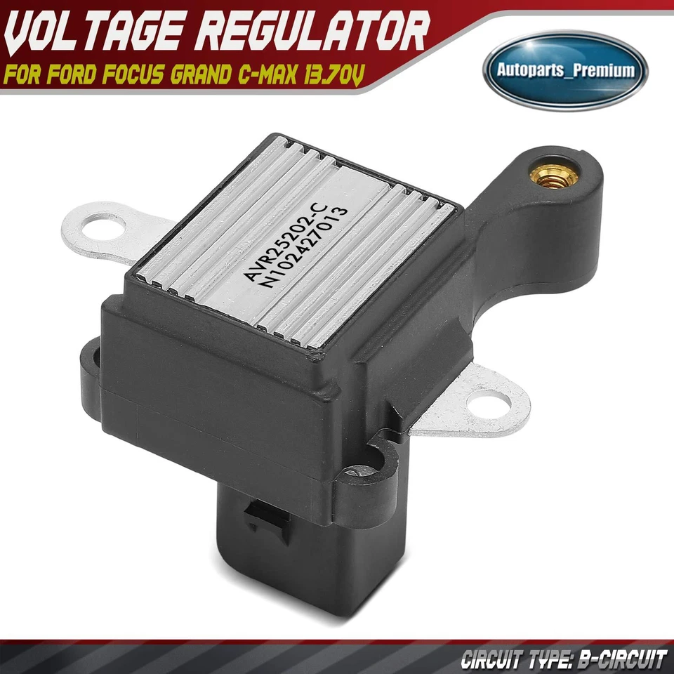 Regulador de voltaje del alternador para Ford Focus Grand C-Max 13.7V B-Circuit 5702H7 Foto 1 de 4