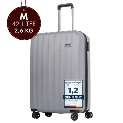 Handgepäckkoffer Reisekoffer Trolley Hartschale 37x55x22cm Kapazität: 42 Liter - Bild 1 von 4
