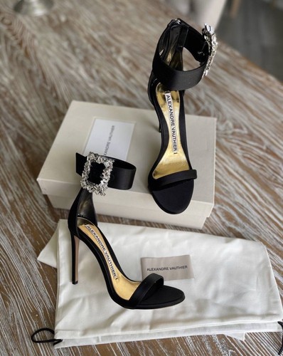 ALEXANDRE VAUTHIER Satin High Hills Sandals 36 5