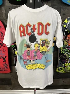 Camiseta grande rara Rock Angus OG del AC/DC World Tour 1996 Beavis And Butthead - Imagen 1 de 20
