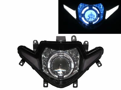 GSX-R series GSX250R 17-present Guide LED Halo Projector Headlight BK for SUZUKI - Image 1 of 4