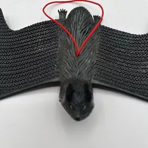 Hanging Bat Decorations Lot of 6 Spooky Decor Party Favors 11 Inch Halloween - Picture 1 of 6