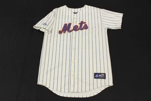 De colección Majestic MLB New York Mets Blanco Rayas -Talla Grande - Imagen 1 de 12