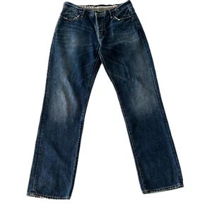 Jeans Lee Para Hombres Azul Lo-Rize Slouch L4 Botón Mosca Cintura 34" Largo 34" - Imagen 1 de 13