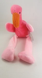 Vintage 1995 Ty Original Beanie Babies PINKY The Flamingo PVC w/Tags - Picture 1 of 8