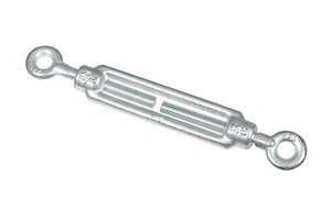 Spannschloss M5 - M16 Öse-Öse Spannschraube Seilspanner Drahtseil verzinkt - Bild 1 von 2