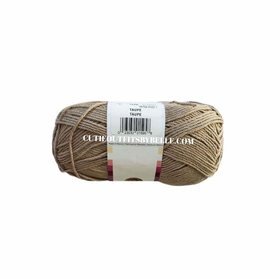 24/7 Cotton Yarn-taupe PK 3 Lion BRAND