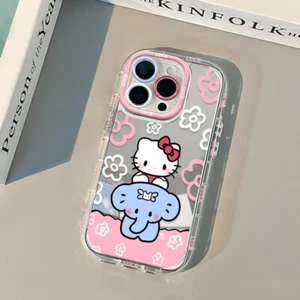 For iPhone 16 Pro Max 15 14 13 12 11 XR Phone Cover Cute Cartoon Shockproof Case - Photo 1 sur 6