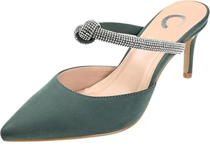 Journee Collection Women's Lunna Rhinestone Knot Dress Pumps - Picture 1 of 5