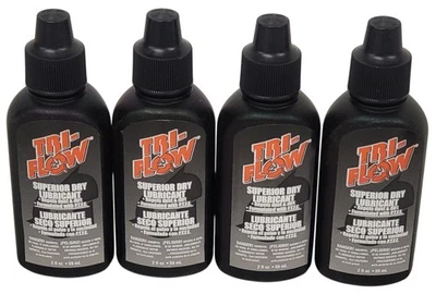 (x4 -2oz DRIP BOTTLES) Tri Flow Superior Bike Chain Dry Lube - Image 1 of 4