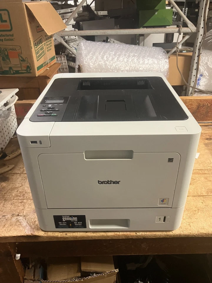 Brother HL-L8260cdw color Printer *Cleaned & Serviced* warranty count 5,490 - Image 1 of 1