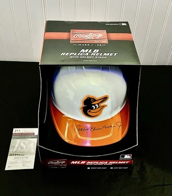 Cal Ripken Jr Signed Baltimore Orioles Full Size Helmet Full Signature RARE JSA - Image 1 of 4