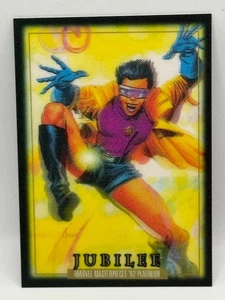 2024 UPPER DECK MARVEL MASTERPIECES '92 PLATINUM #100 JUBILEE LENTICULAR - Bild 1 von 2