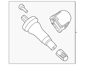 Genuine Ford Tire Pressure Monitoring System (TPMS) Sensor FR3Z-1A189-C - Picture 1 of 5