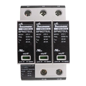 COOPER BUSSMANN BSPM3240DLGR SPD SURGE SUPPRESSOR MODULE, 3P, 200KA, 275V-MCOV - Afbeelding 1 van 2