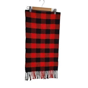 Super weicher schwarz-roter Buffalo Check Schal - Bild 1 von 4