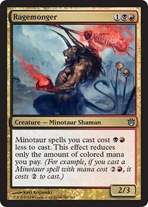 *MRM* FR/VF 4x Instigateur de rage - Ragemonger MTG Divines - Picture 1 of 1
