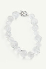 H & M Glass-bead Necklace (Transparent)